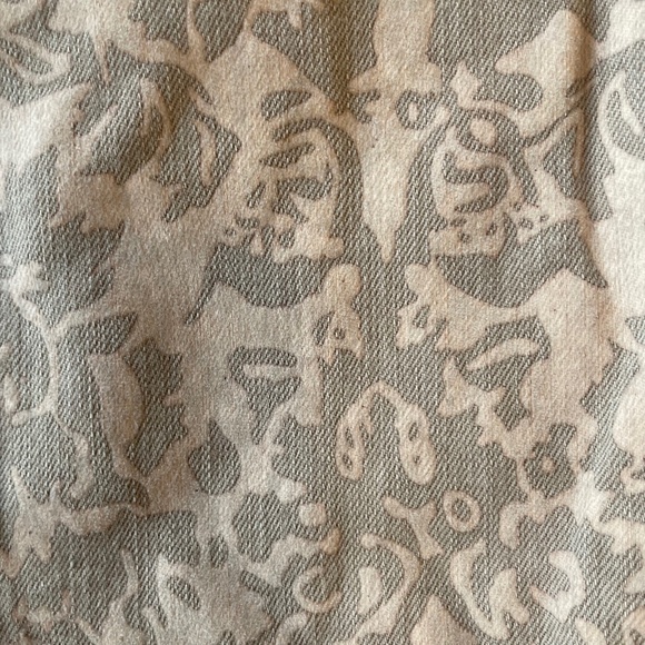 NWOT Anthropologie Pilcro Flocked High-Rise Denim Leggings Size 27 - Picture 7 of 14